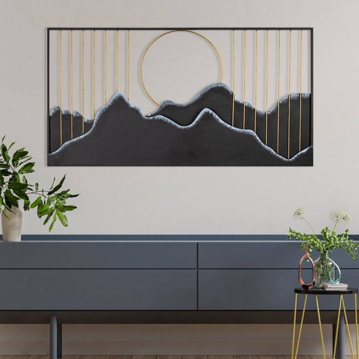Wallity Sagarmatha - 1 Accesorio Decorativo de Metal Multicolor